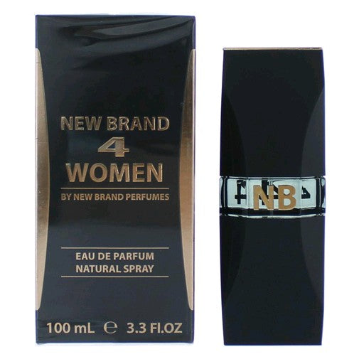 Bottle of 4 Women by New Brand, 3.3 oz Eau De Parfum Spray for Women